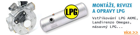 Montáže, revize a opravy LPG - vstřikování LPG AKME, Landirenzo Omegas, násavný LPG